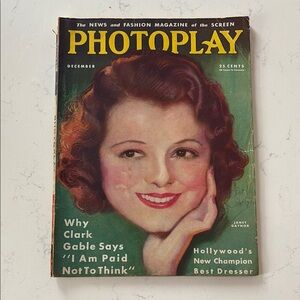 Vintage 1932 Photoplay Magazine